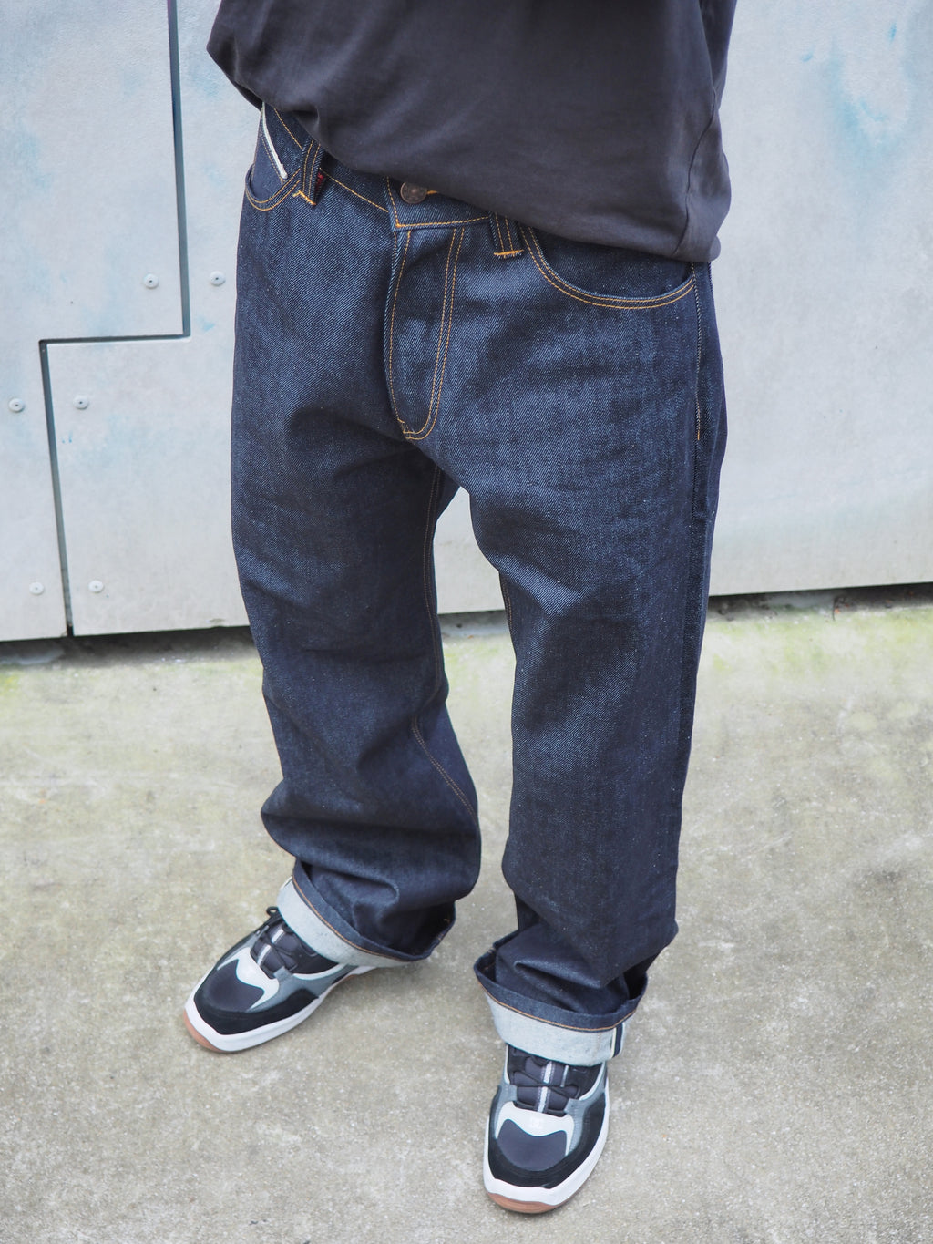Jean Droit Selvedge Italien à Martingale – OG DENIM