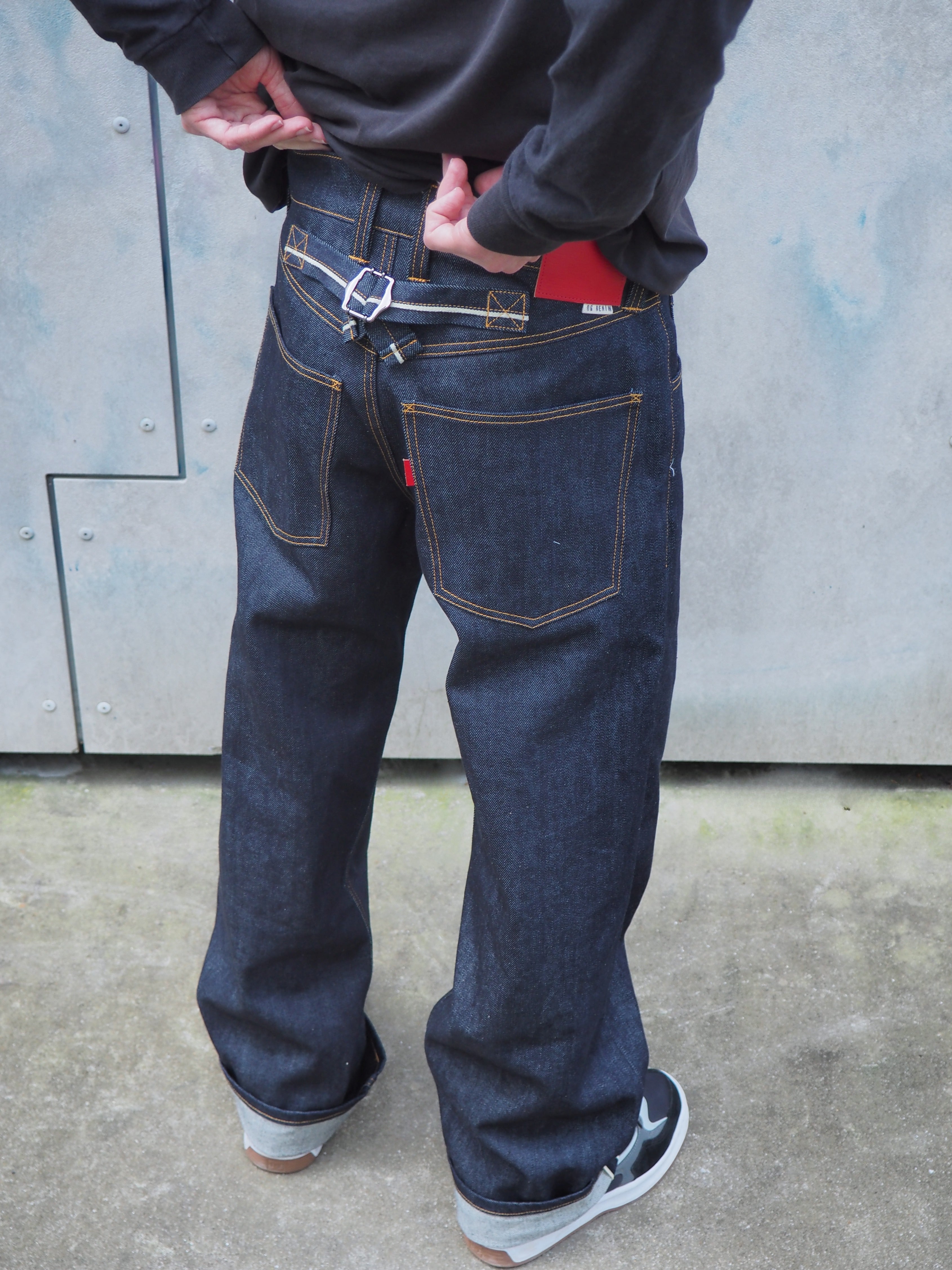 Jean Droit Selvedge Italien à Martingale – OG DENIM